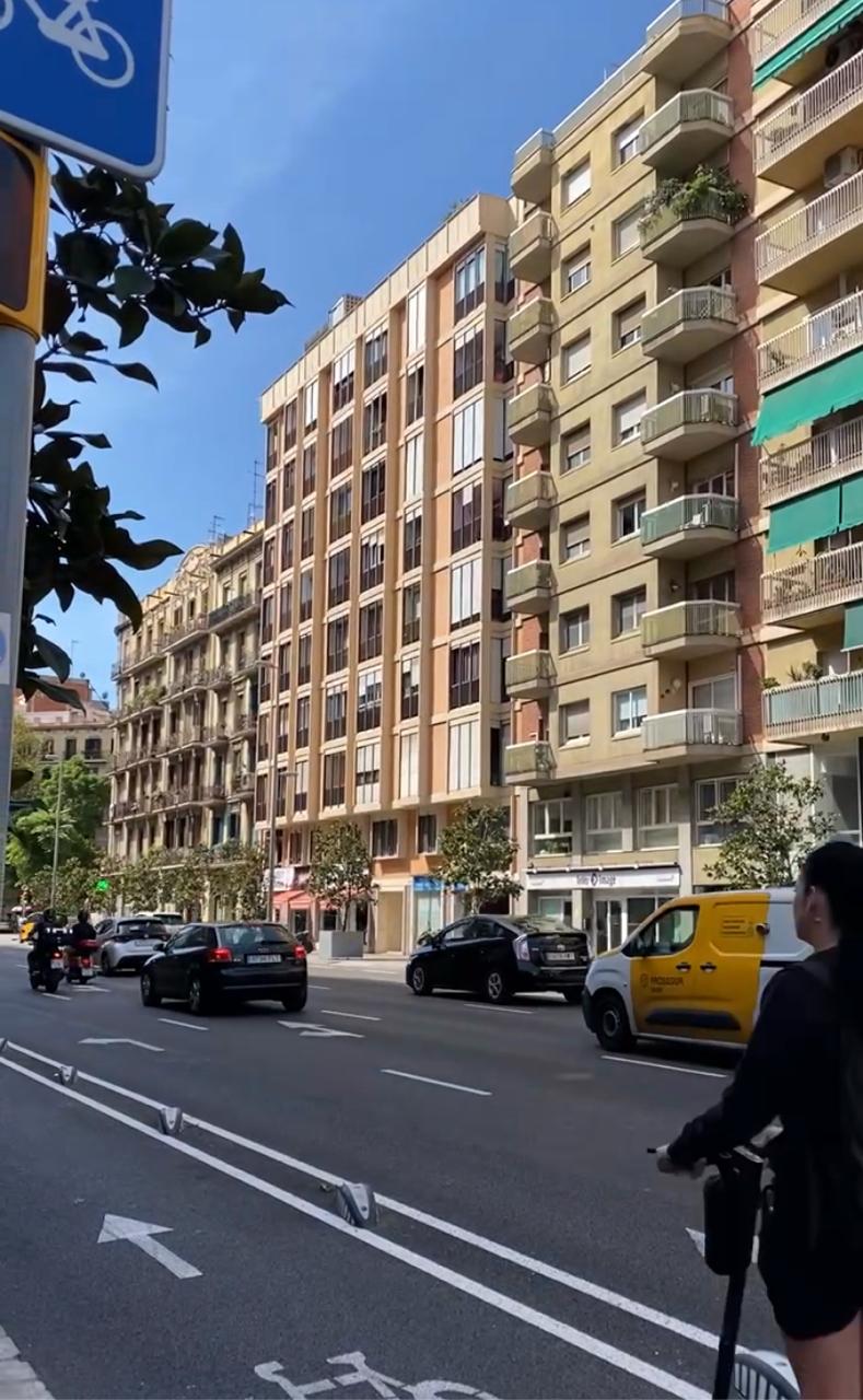 Barcelona neighbourhood street