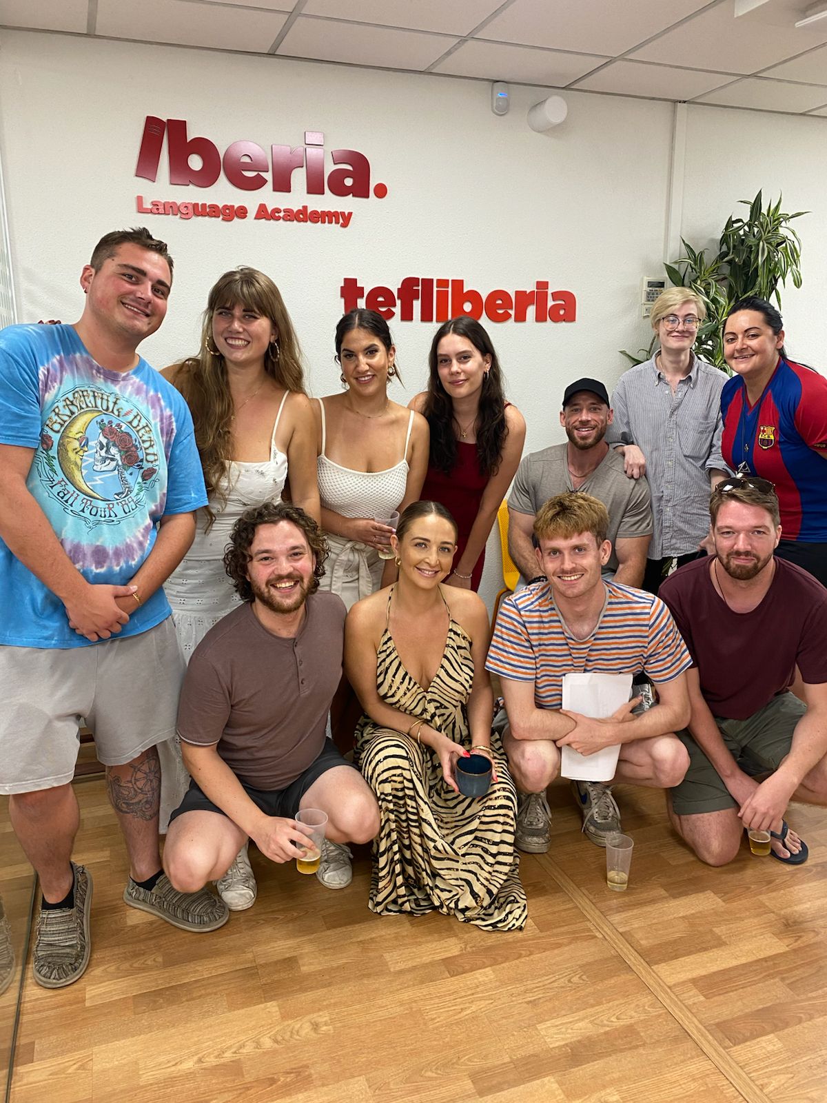 Gap year students in Barcelona